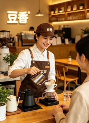国际知名咖啡连锁「豆香」